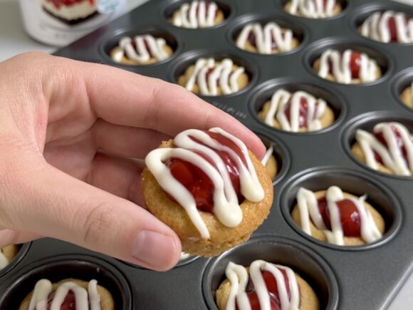 Cherry Pie Cookie Cups