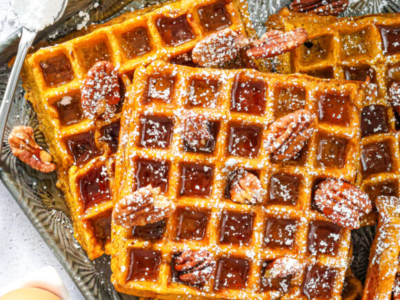 Pumpkin Spiced Waffles